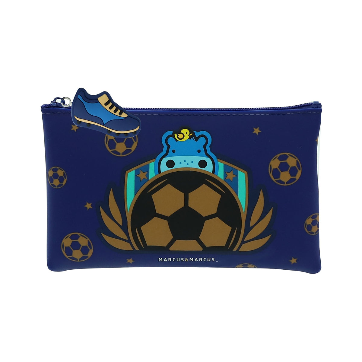 Estojo Multiúso Em Silicone Futebol - Azul