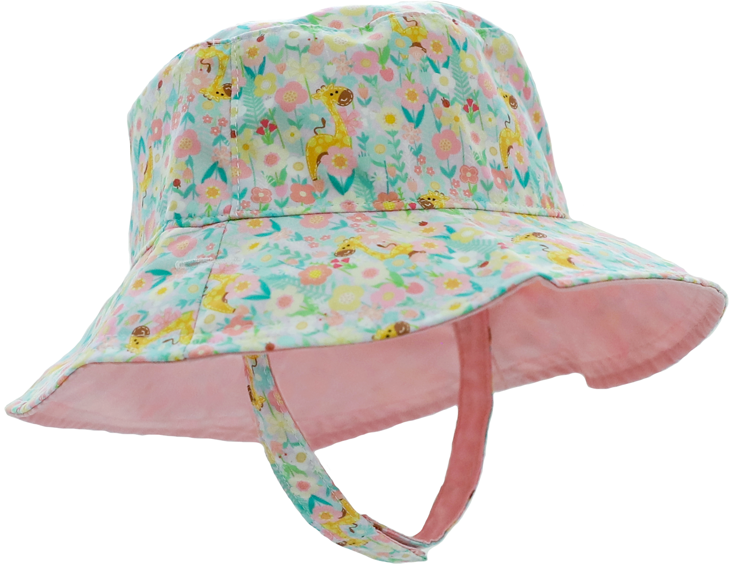 Chapéu Bucket Dupla Face com Proteção UV Garden