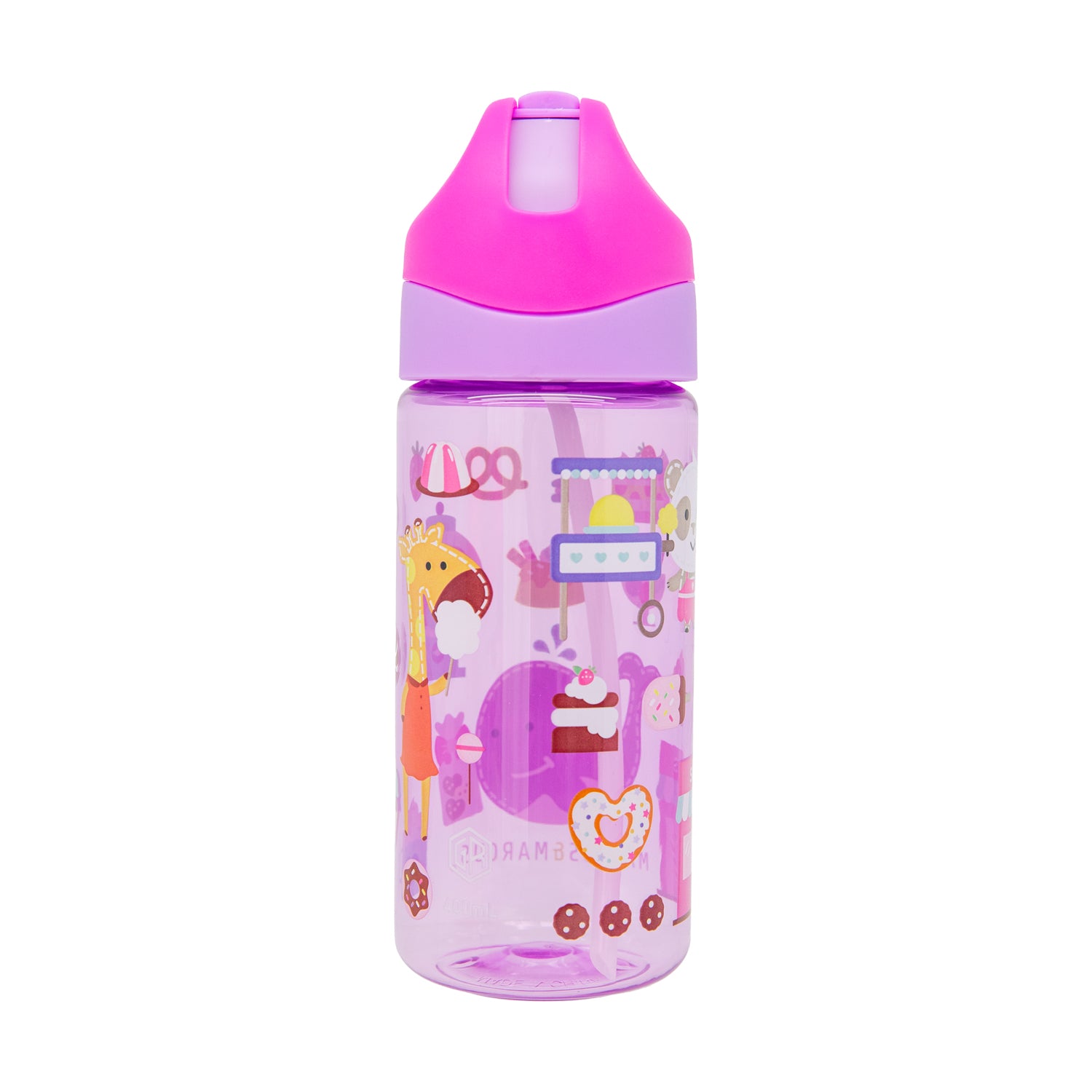 Garrafa Antigermes em Tritan 400 ml Doces - Lilás