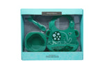 Kit Introdução Alimentar Em Silicone (Tigela 200Ml. Colher E Babador) Elefante Ollie - Verde