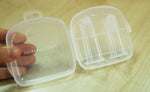 Kit Com 2 Dedeiras Em Silicone Com Case