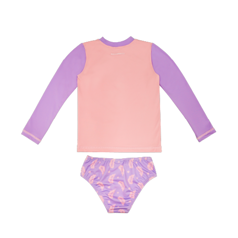 Conjunto Camiseta e Calcinha UV +50 Baleia Willo