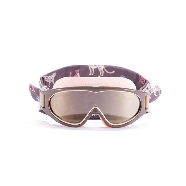 Óculos De Natação Com Bandana Safari - Rosa Único
