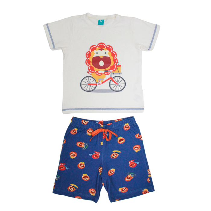 PIJAMA CURTO MASCULINO LEÃO MARCUS