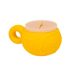 PORTA SNACKS COM TAMPA GIRAFA LOLA - AMARELO