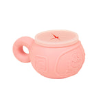 PORTA SNACKS COM TAMPA PORQUINHA POKEY - ROSA