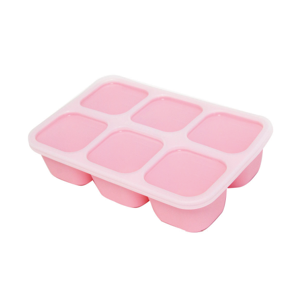 Forma Para Congelar Alimento 6 Cubos 60 Ml Porquinha Pokey - Rosa