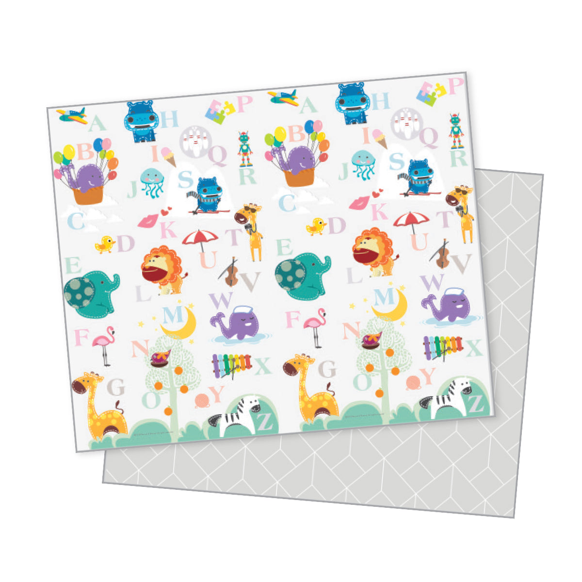 Tapete Xpe Dupla Face Descanso 180X150X1Cm Multicolorido