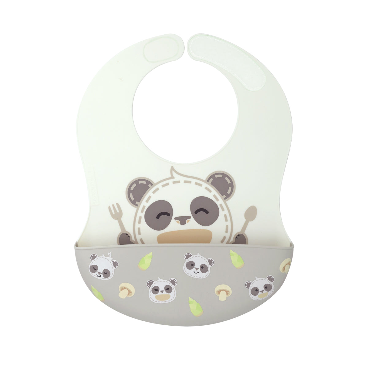 Babador Cobertura Total Xl Panda Pebble - Cinza