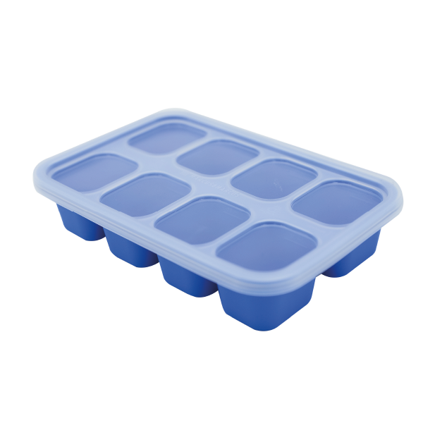 FORMA PARA CONGELAR COM 8 CUBOS 30 ML HIPOPÓTAMO LUCAS - AZUL