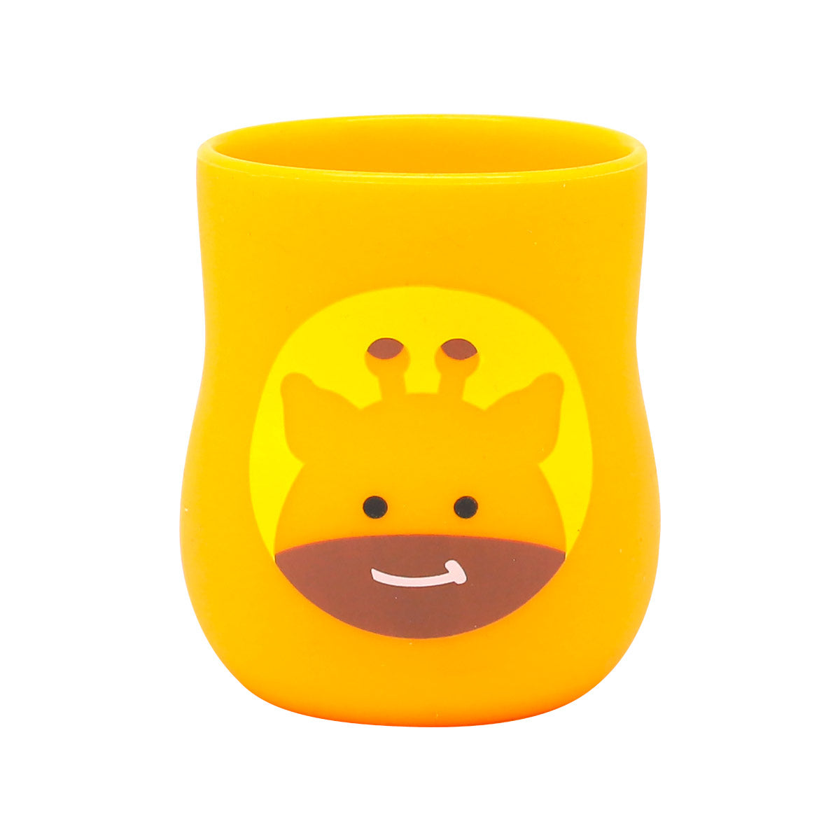 COPO ANATÔMICO EM SILICONE 120ML GIRAFA LOLA - AMARELO