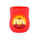 COPO ANATÔMICO EM SILICONE 120ML LEÃO MARCUS - VERMELHO