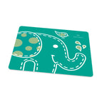 JOGO AMERICANO EM SILICONE ELEFANTE OLLIE - VERDE