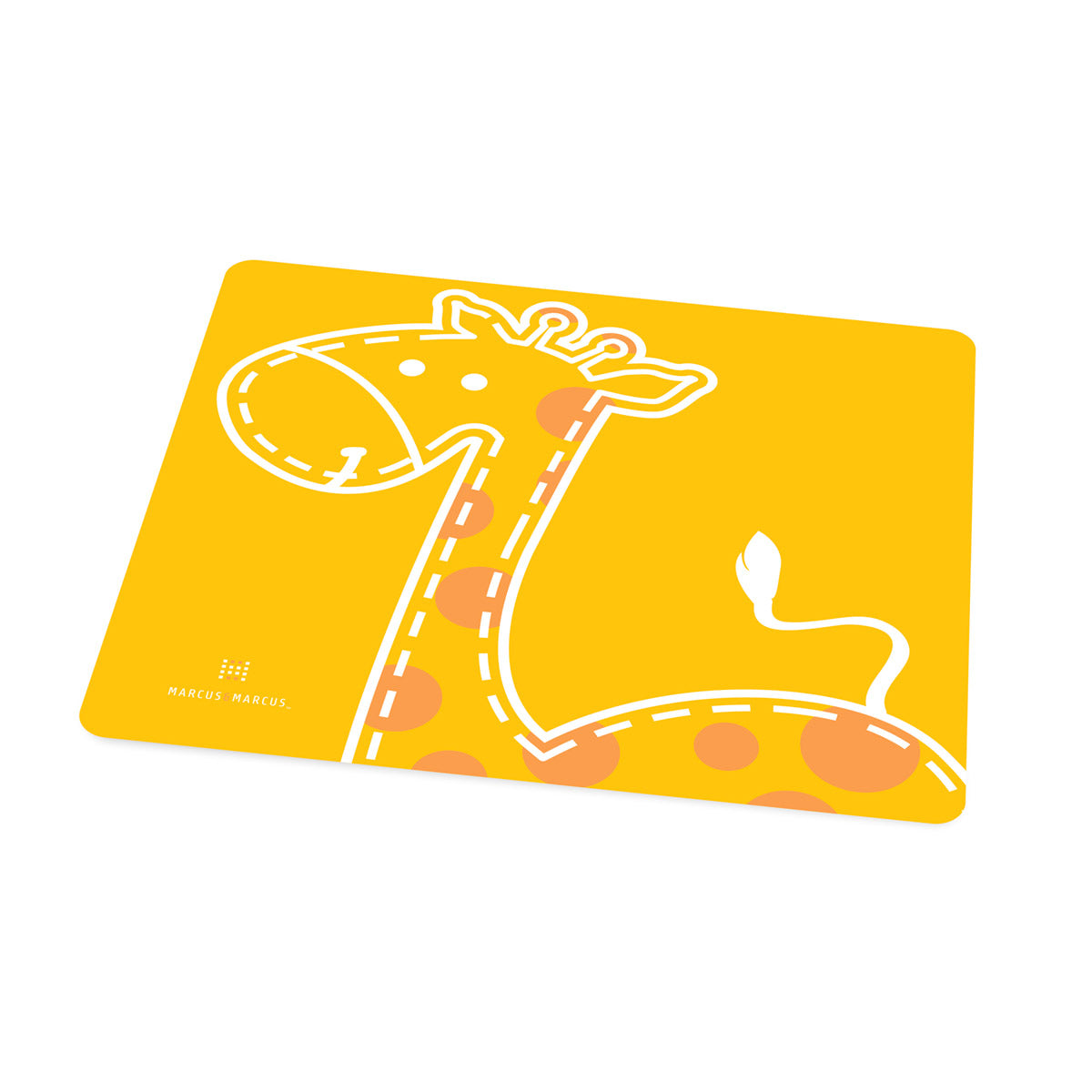 JOGO AMERICANO EM SILICONE GIRAFA LOLA - AMARELO
