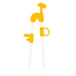 HASHI PARA TREINAMENTO COM ARGOLAS AJUSTÁVEIS GIRAFA LOLA - AMARELO