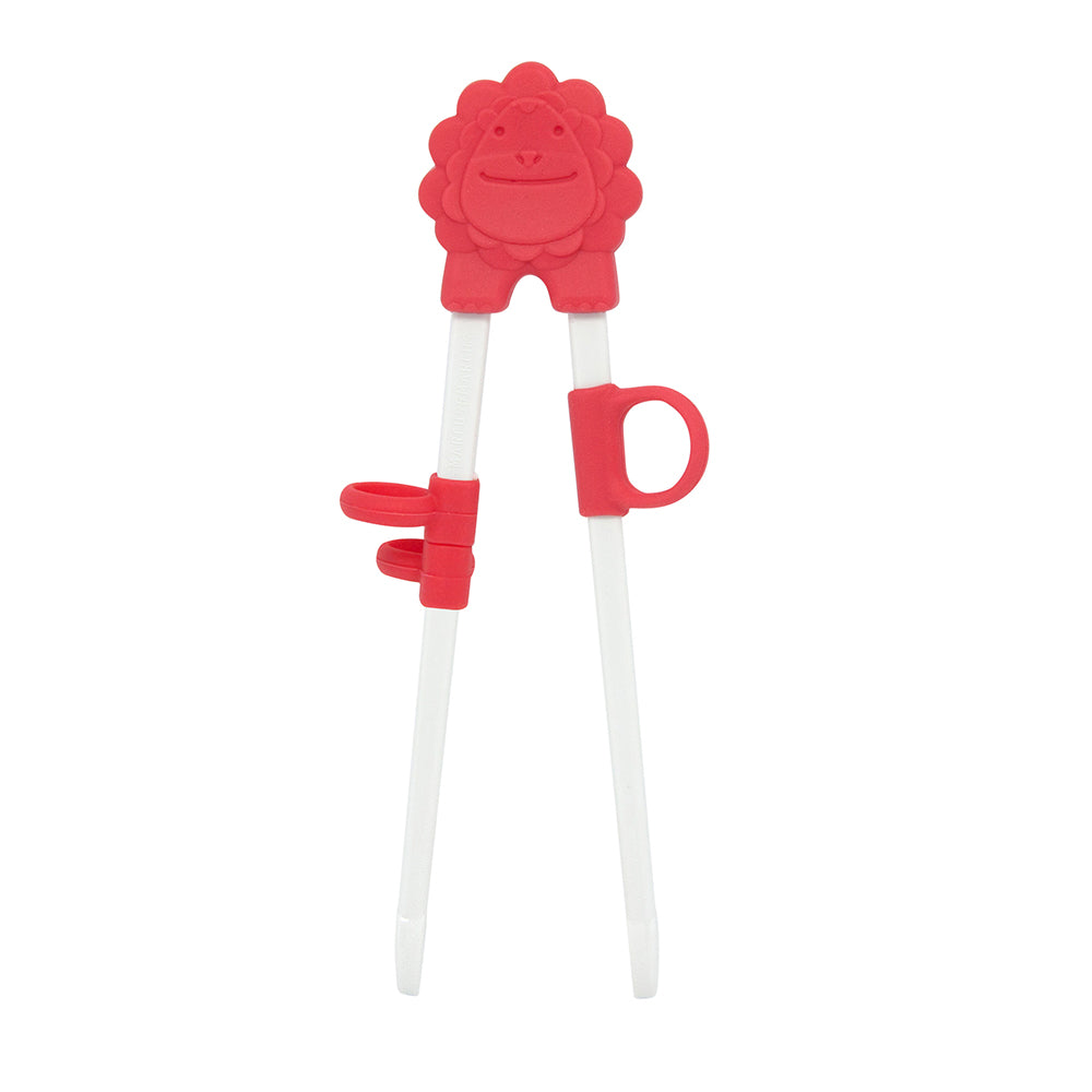 HASHI PARA TREINAMENTO COM ARGOLAS AJUSTÁVEIS LEÃO MARCUS - VERMELHO
