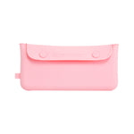 BOLSA EM SILICONE PORTÁTIL PARA TALHERES ROSA