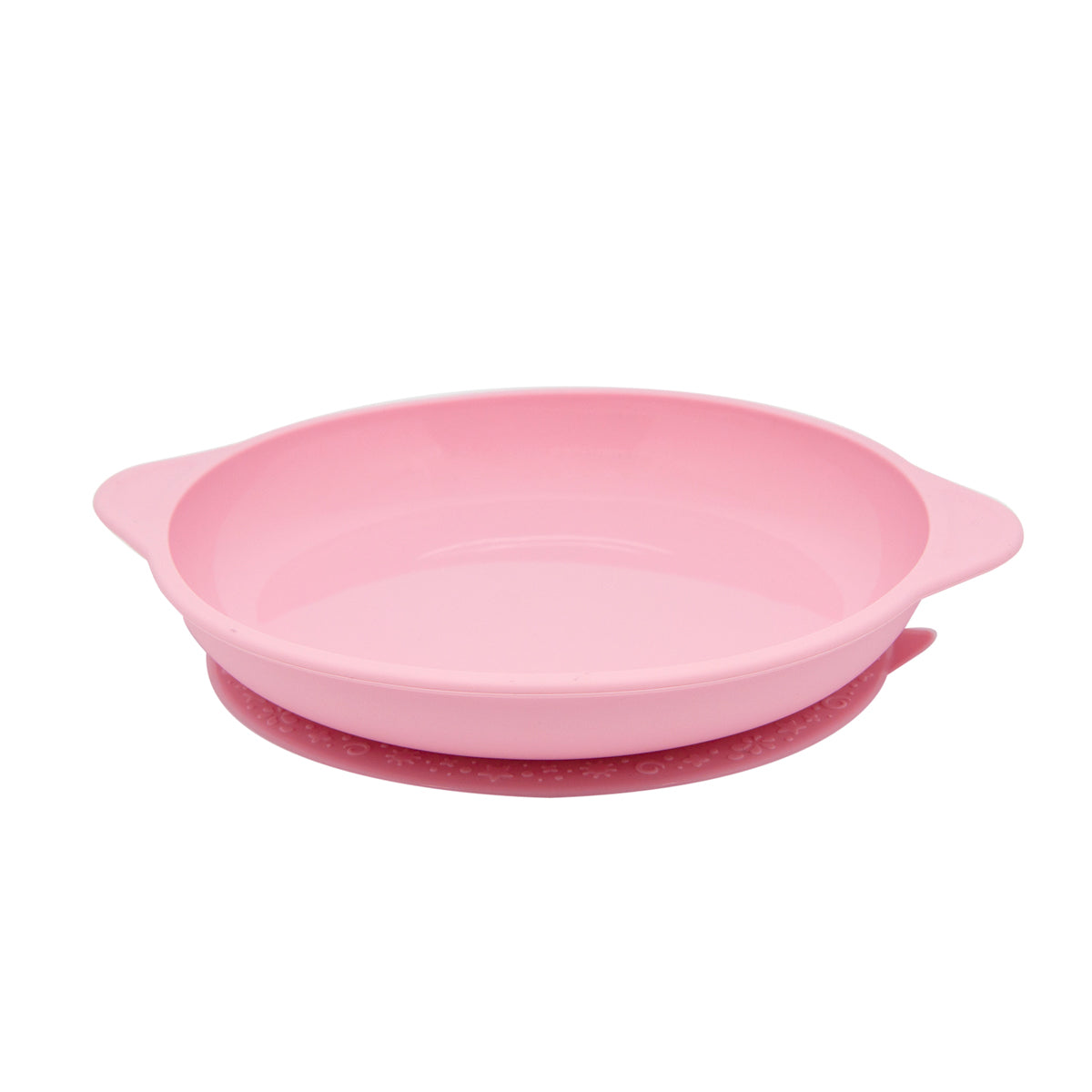 Prato Redondo Com Sucção Porquinha Pokey - Rosa