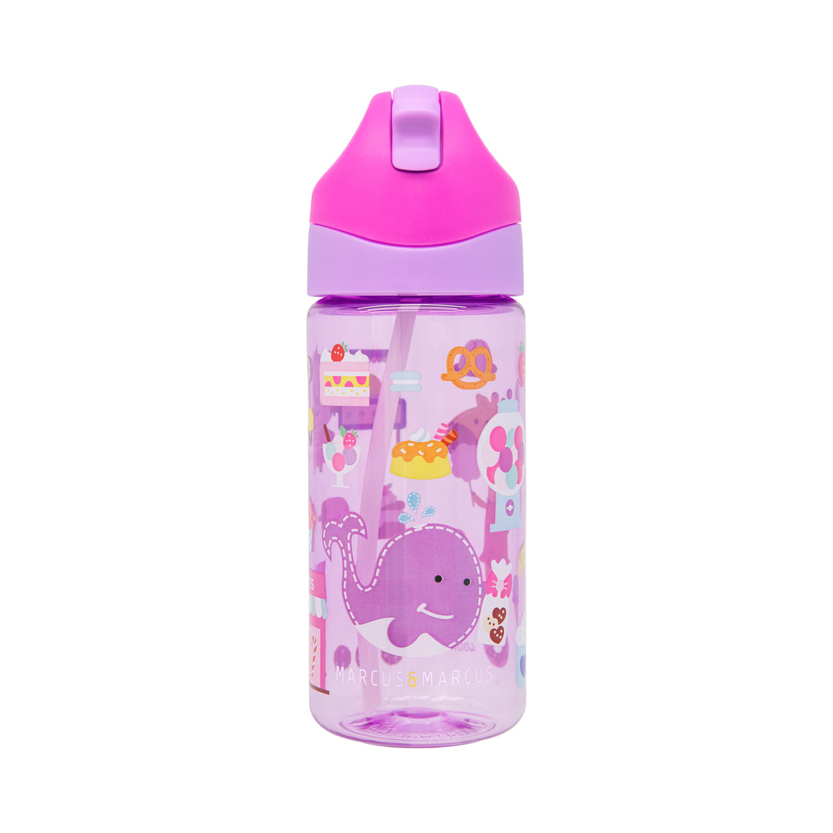 Garrafa Em Tritan Antigermes 400Ml Lilás