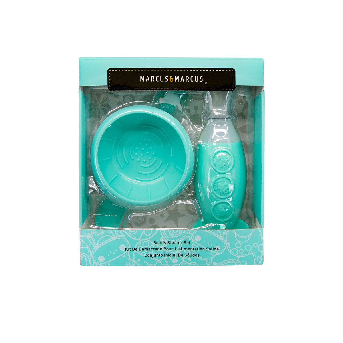 KIT INTRODUÇÃO ALIMENTAR E COLHER DOSADORA AZUL