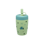 Copo Térmico Ollie Floresta 350Ml Com Canudo Elefante Ollie - Verde