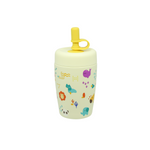 Copo Térmico Turminha Marcus & Marcus 350Ml Com Canudo Amarelo