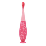Massageador De Gengiva Com Refil Em Silicone Rosa