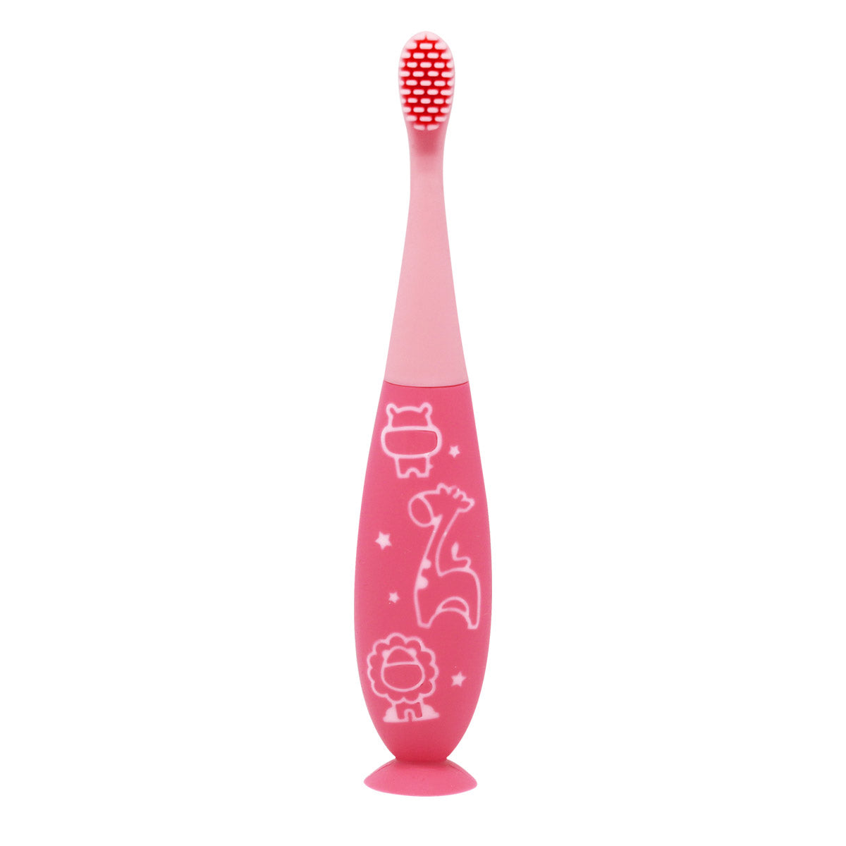 Massageador De Gengiva Com Refil Em Silicone Rosa