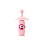 Escova Massageadora Com Disco Protetor Em Silicone Porquinha Pokey - Rosa