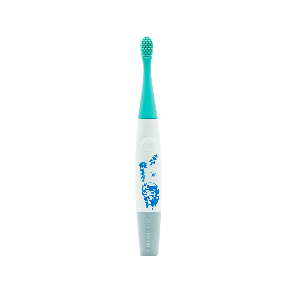 MASSAGEADOR DE GENGIVA ELÉTRICO COM REFIL SILICONE AZUL