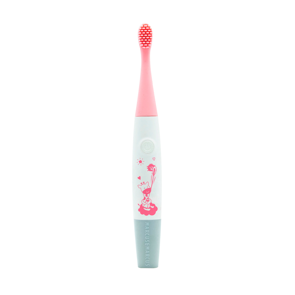 MASSAGEADOR DE GENGIVA ELÉTRICO COM REFIL SILICONE ROSA
