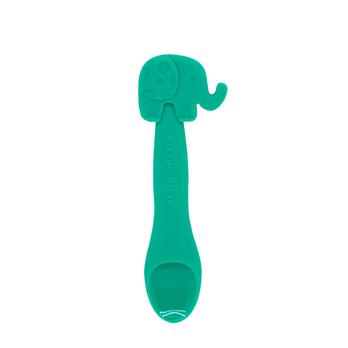 Colher em Silicone para Papinha Elefante Ollie - Verde
