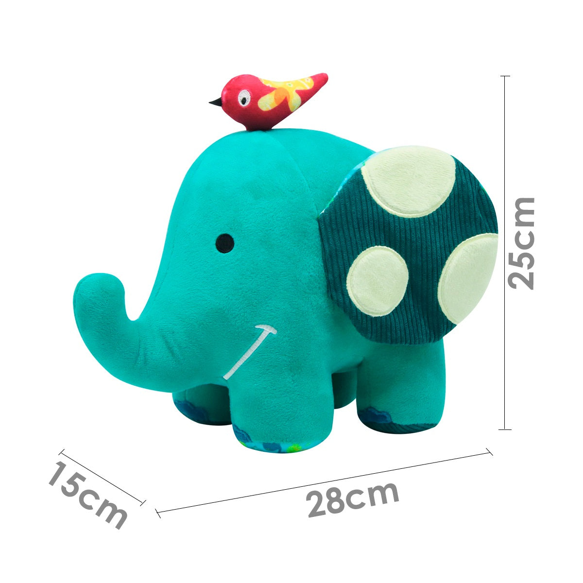 Pelúcia Elefante Ollie - Verde