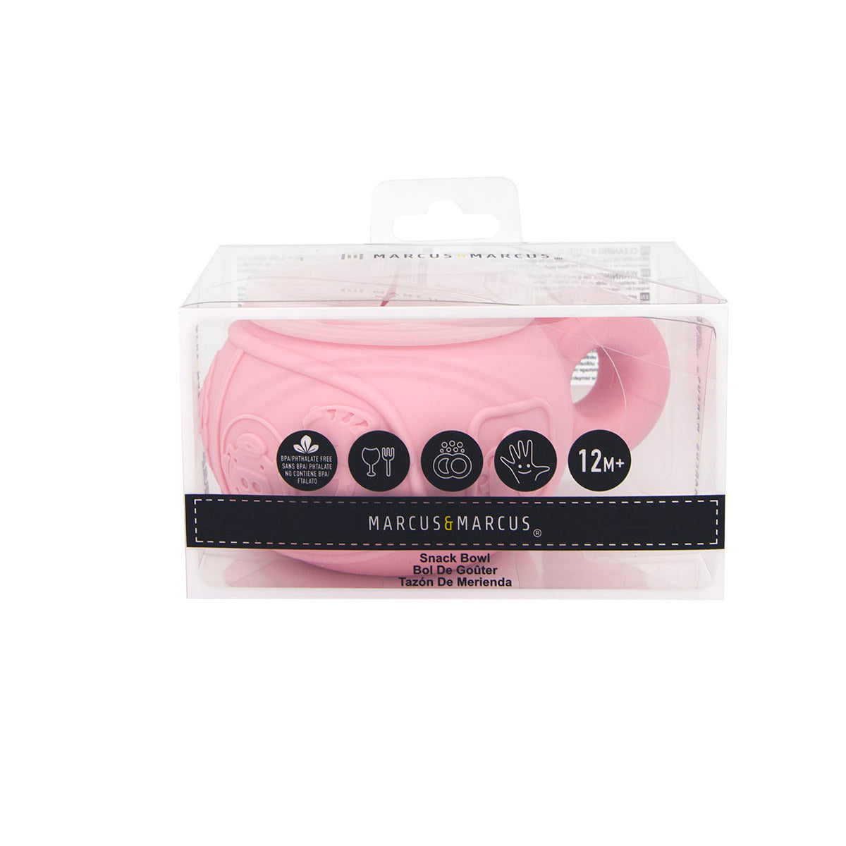 Porta Snacks com Tampa Porquinha Pokey - Rosa