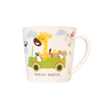 Kit Alimentação Infantil Ecológico 5 Peças (Prato. Tigela. Caneca. Colher E Garfo) Verde