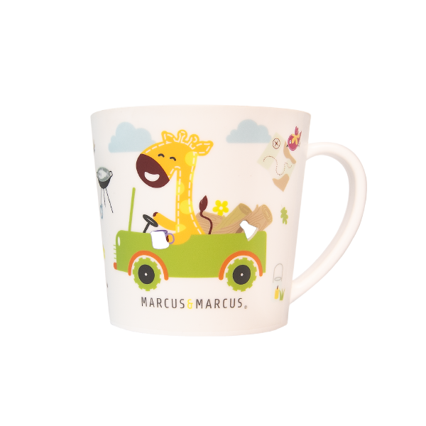 Kit Alimentação Infantil Ecológico 5 Peças (Prato. Tigela. Caneca. Colher E Garfo) Verde