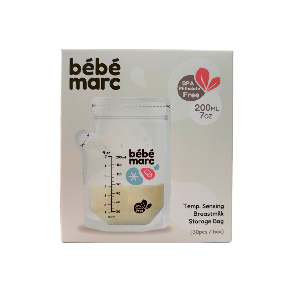 Bag Termossensível para Leite Materno 200 ml 30 Pçs
