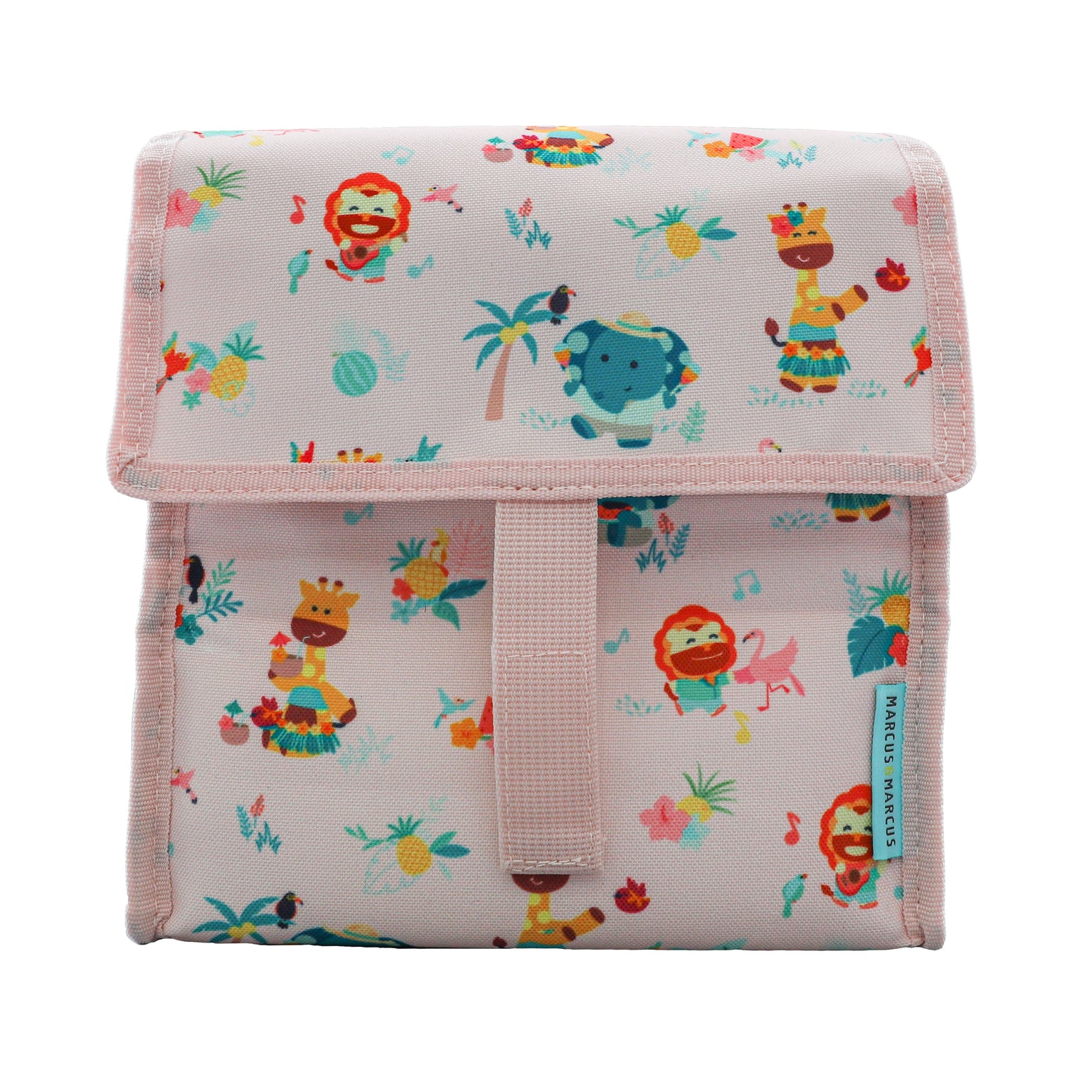 Mochila Dobrável Térmica Tropical - Rosa