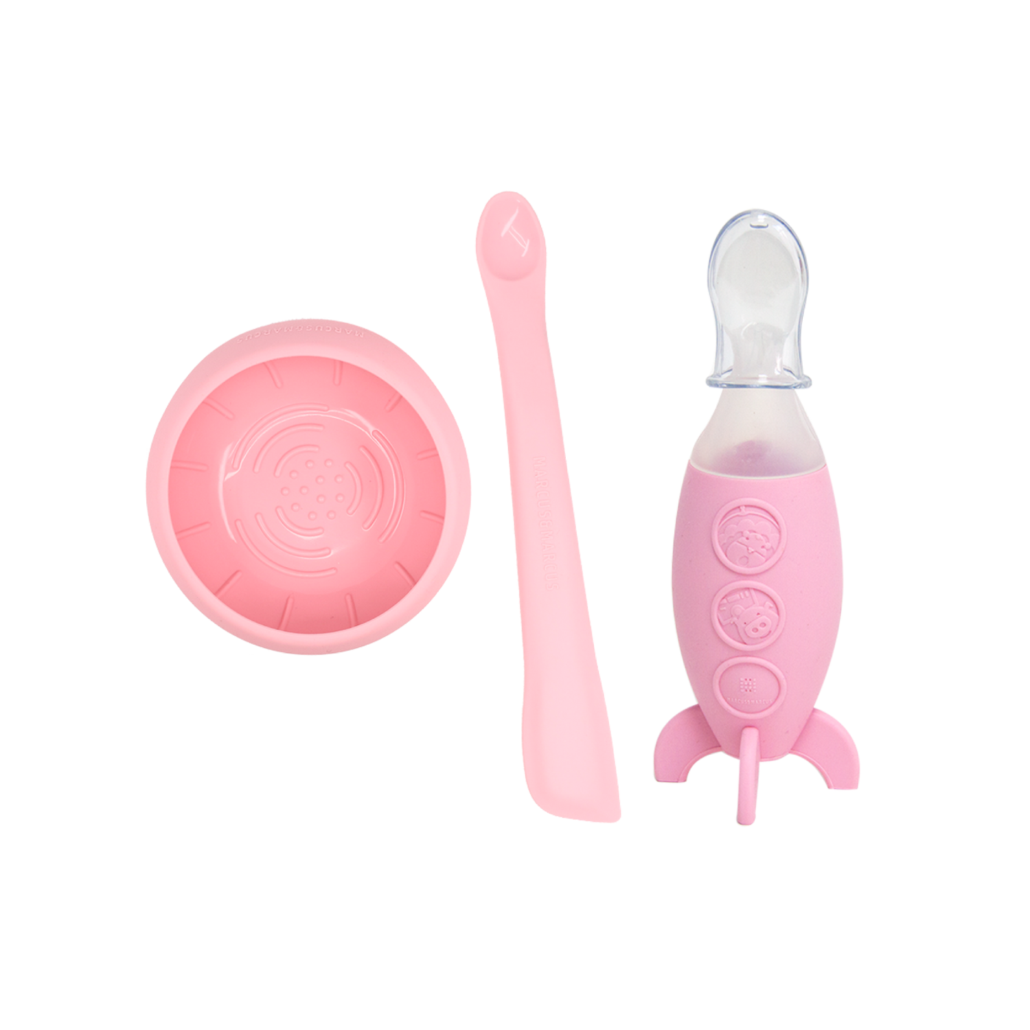 Kit para Introdução Alimentar com Colher Dosadora - Rosa
