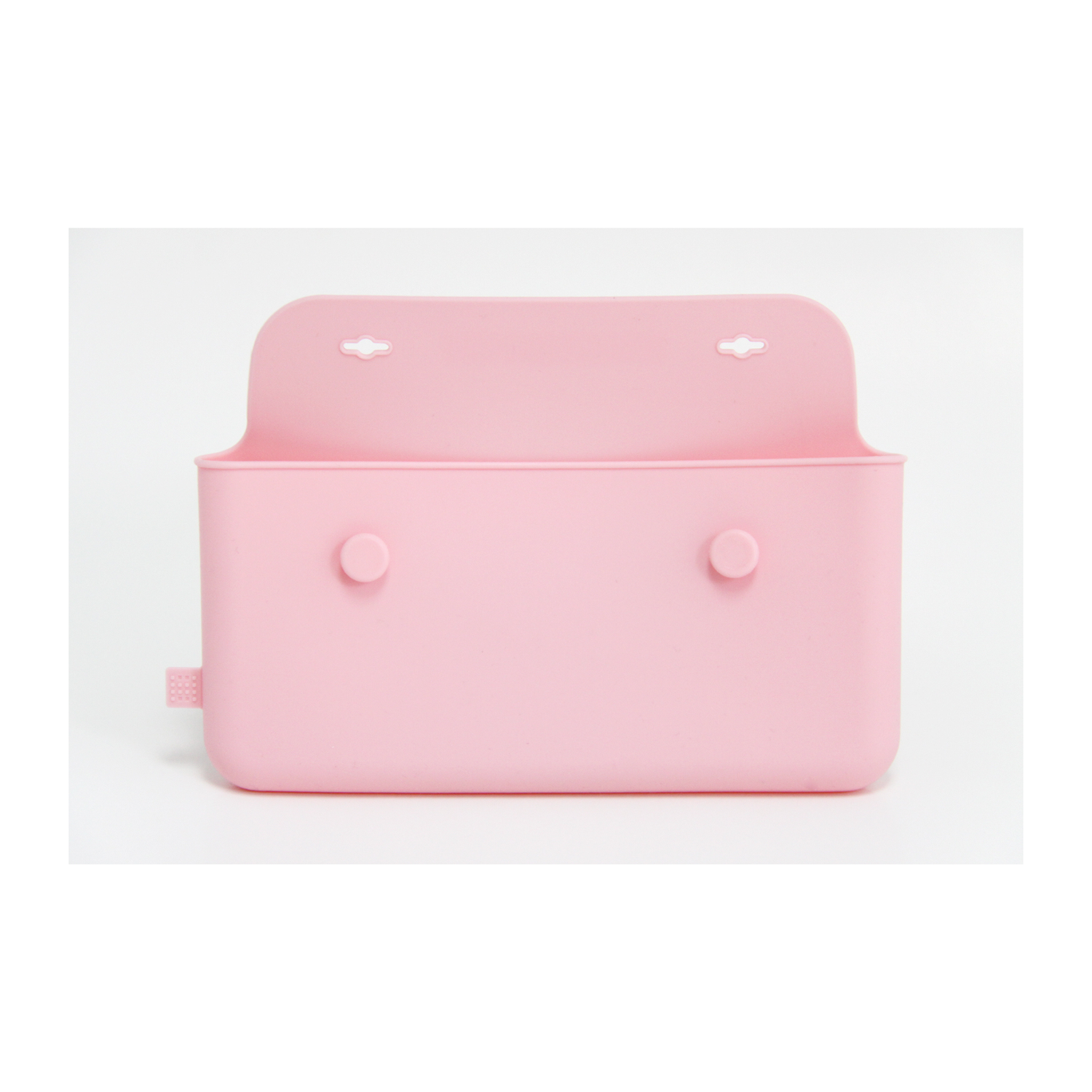 Bolsa Em Silicone Portátil Para Talheres - Rosa