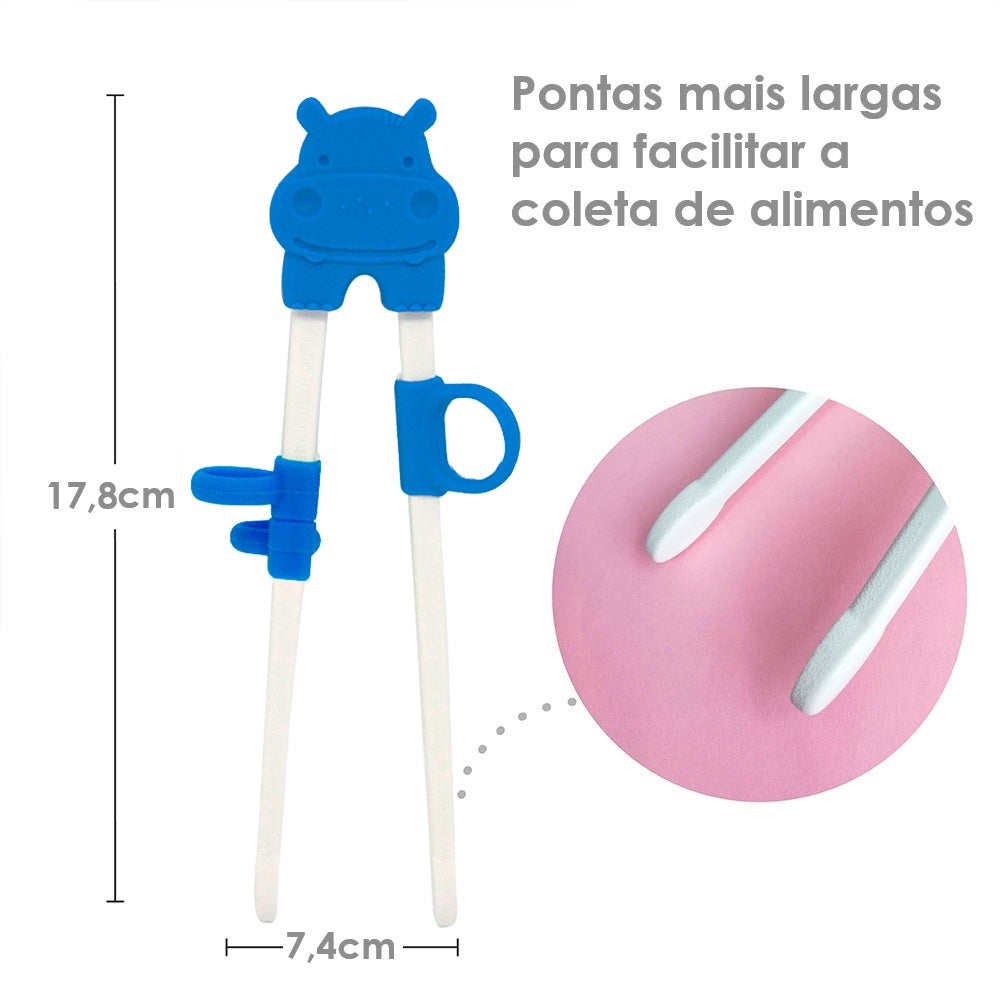 Hashi para Treinamento com Argolas Ajustáveis Hipopótamo Lucas - Azul