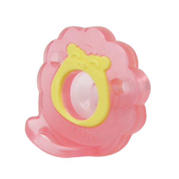 CHUPETA EM SILICONE LEÃO MARCUS - VERMELHO