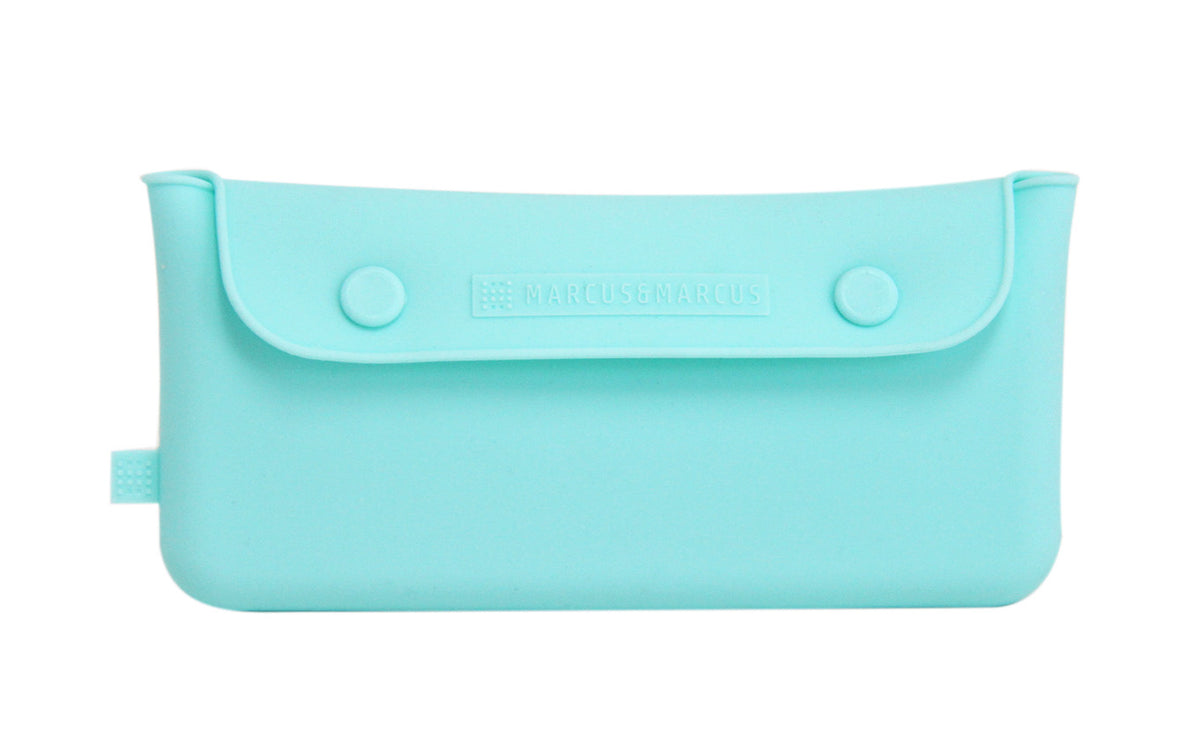 BOLSA EM SILICONE PORTÁTIL PARA TALHERES VERDE