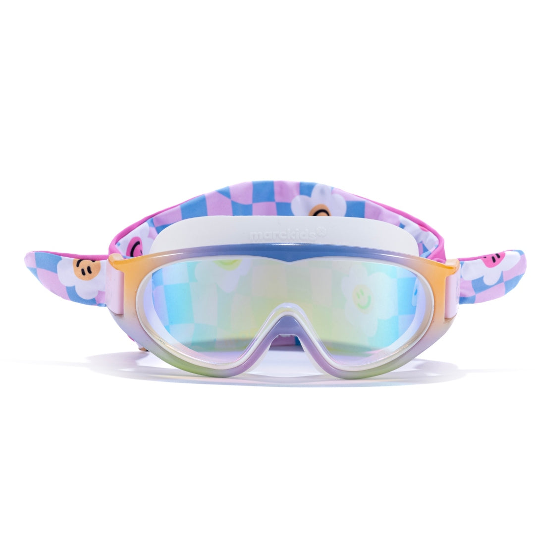 Óculos De Natação Com Bandana Primavera - Rosa Único