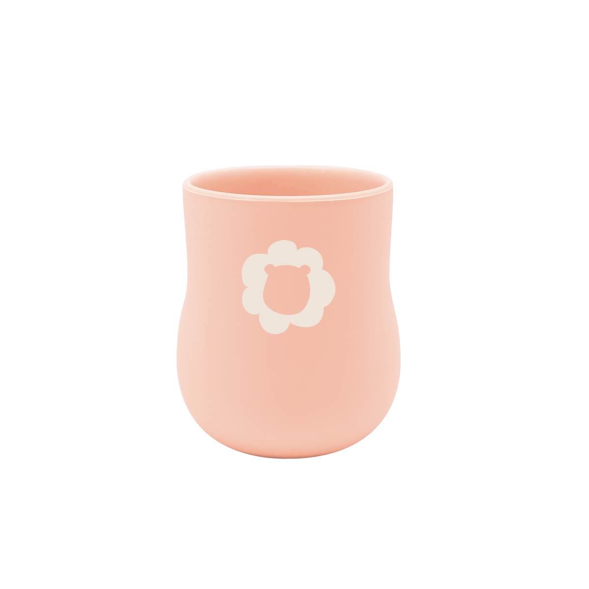 Copo Anatômico Em Silicone 120Ml Leão Marcus - Coral