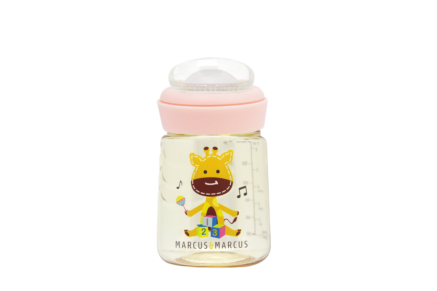 Copo De Transição 2 Fases Com Bico E Canudo Em Silicone E Ppsu 180 Ml Girafa Lola