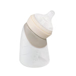Mamadeira Angulada Em Silicone Creme 120Ml