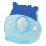CHUPETA EM SILICONE HIPOPÓTAMO LUCAS - AZUL